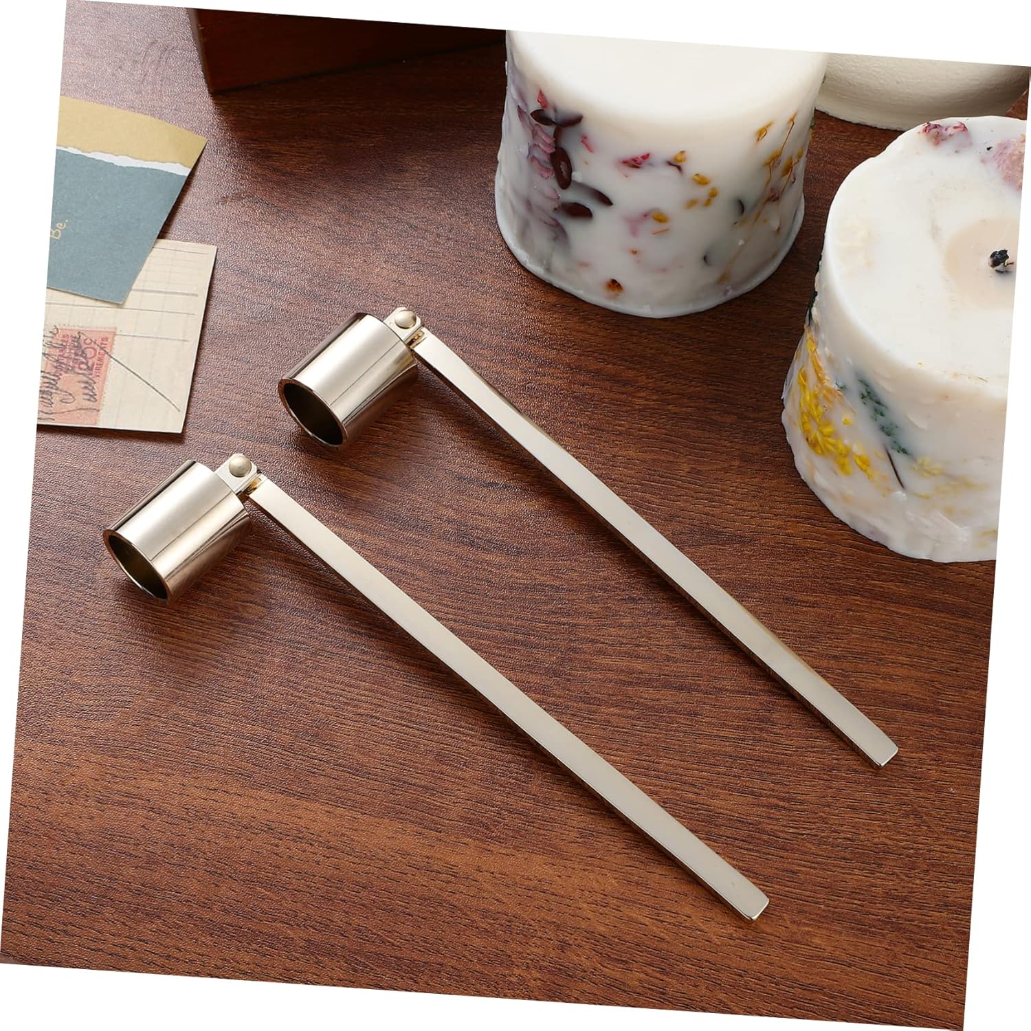 StoBaza 2pcs Candle Snuffer Handle for Wick Extinguishing