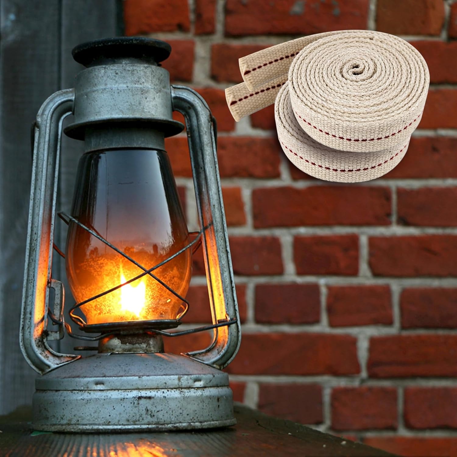 1 Roll Oil Lamp Wick 65 Feet 34 Inch Cotton