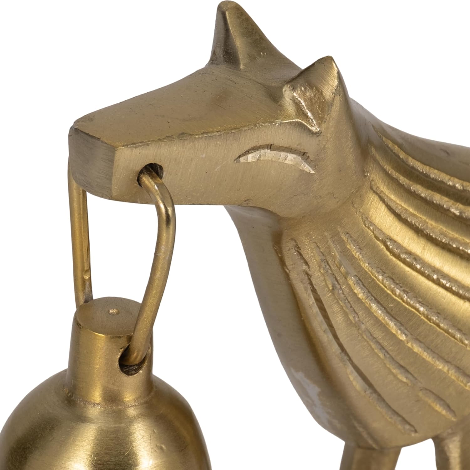 Sagebrook Home Gold Lion Candle Snuffer 9 Inch
