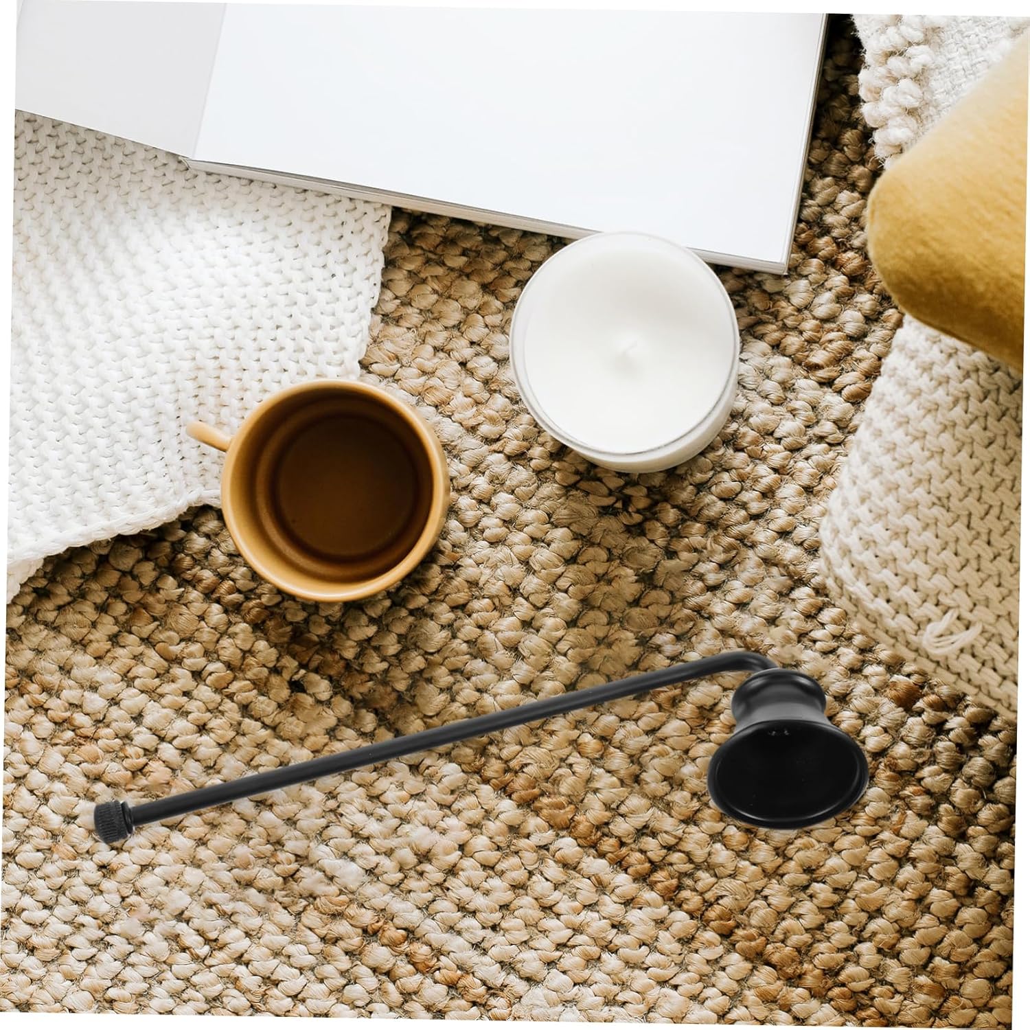 Elegant Candle Snuffer Extinguisher with Unique Design for Scented and Jar Candles