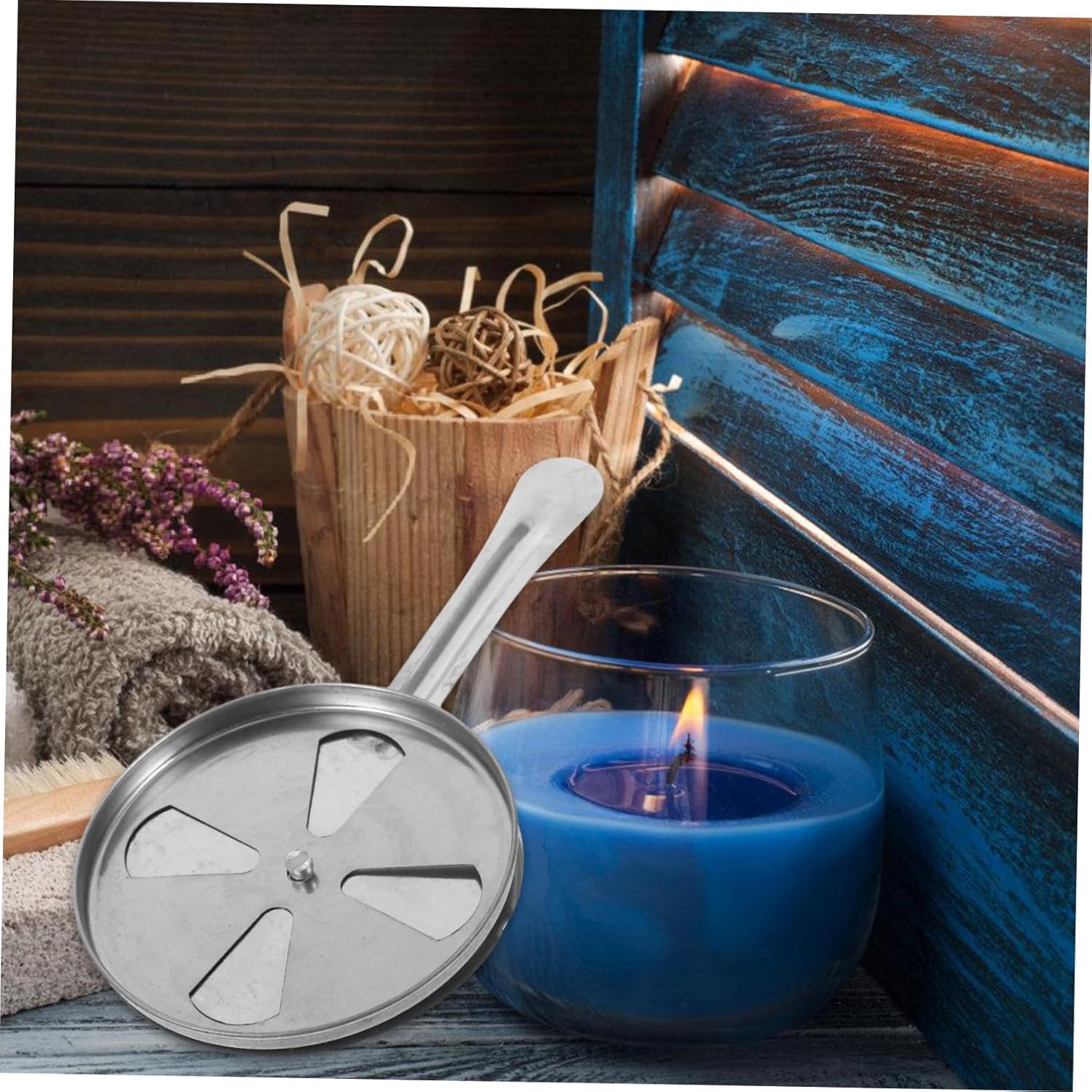 Stainless Steel Adjustable Candle Snuffer Handle for Fire Safety