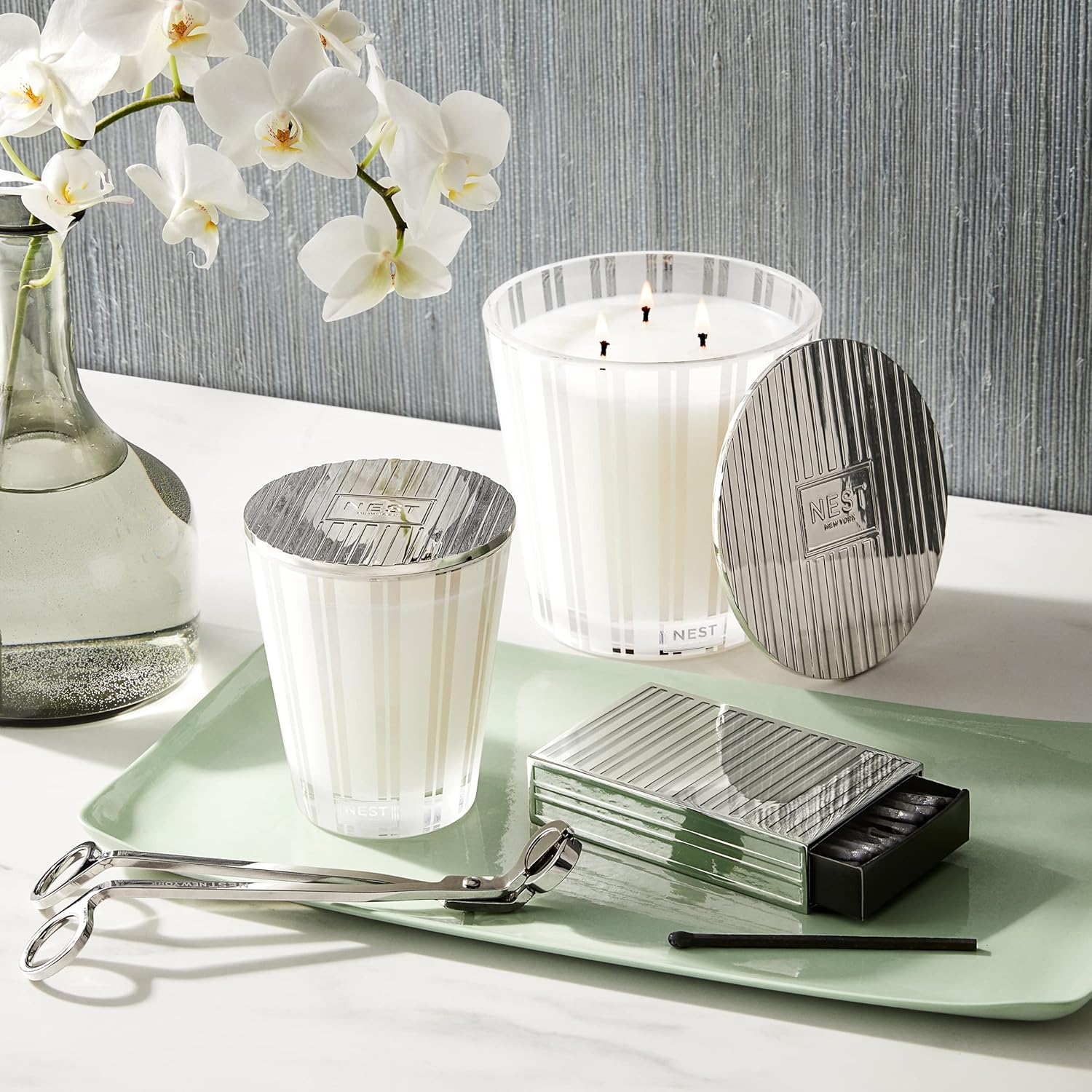 NEST New York Silver Candle Wick Trimmer